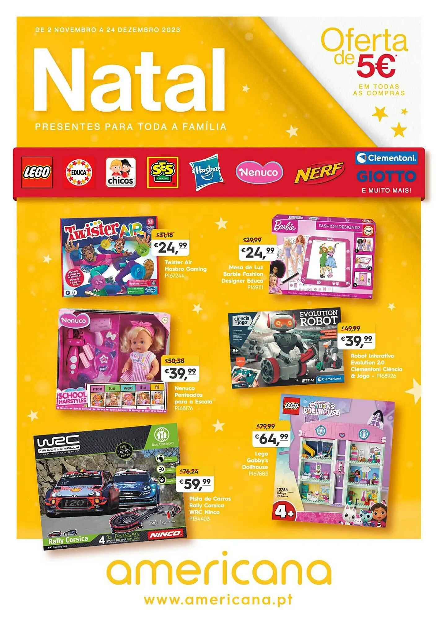 Folheto Americana - 1