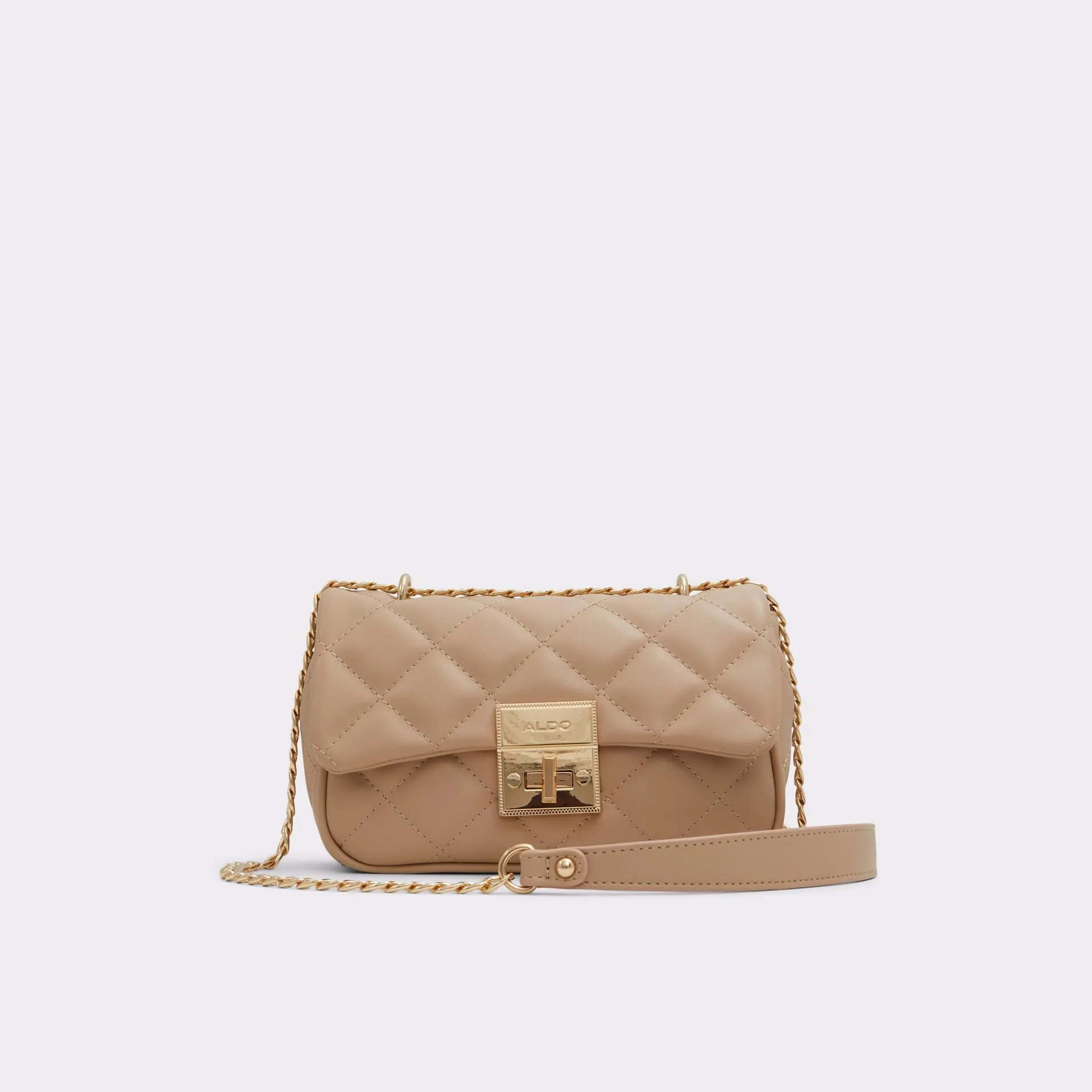 Mala de tiracolo em bege - FEY