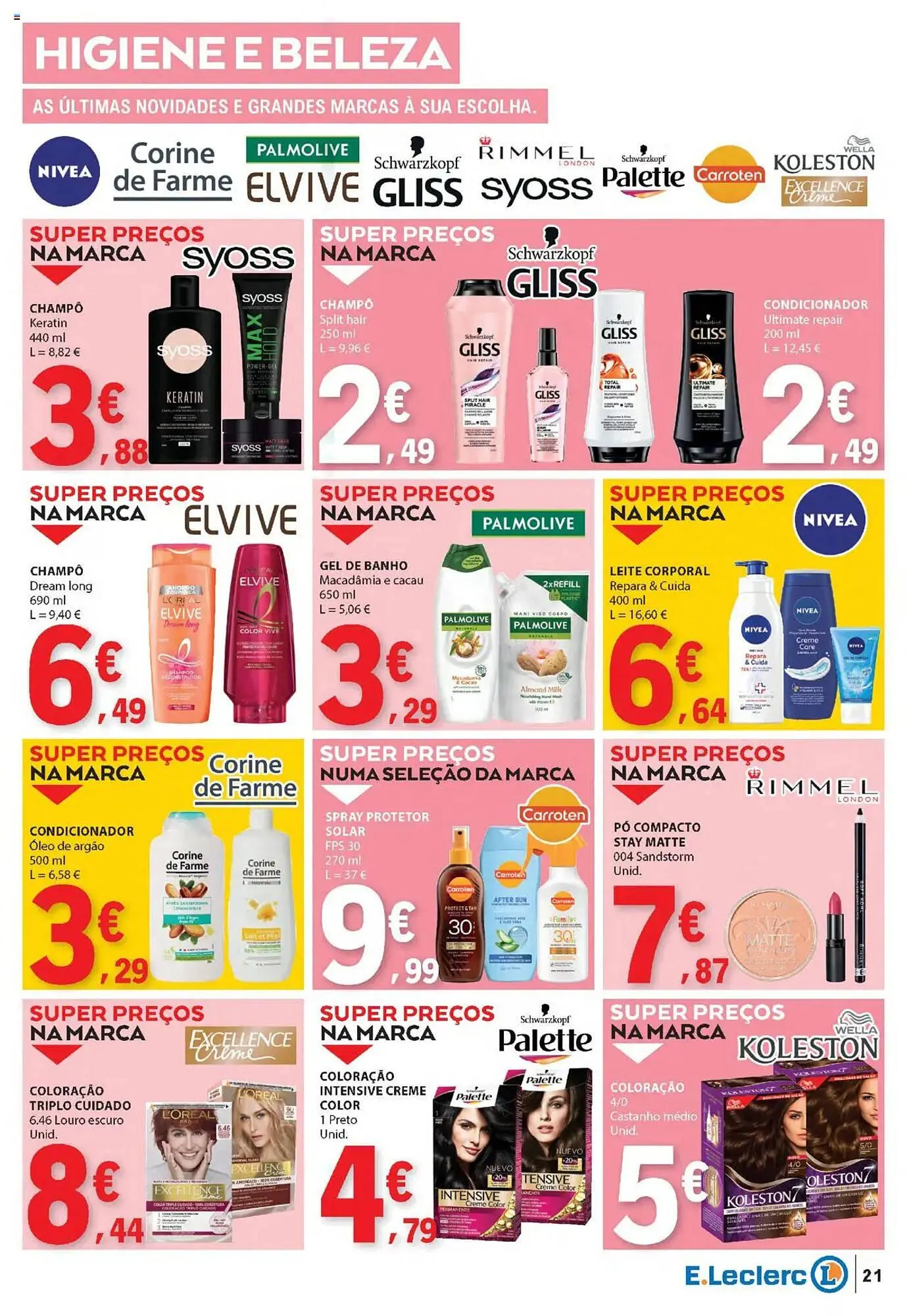 Folheto Folheto E.Leclerc de 10 de abril até 21 de abril 2025 - Pagina 21