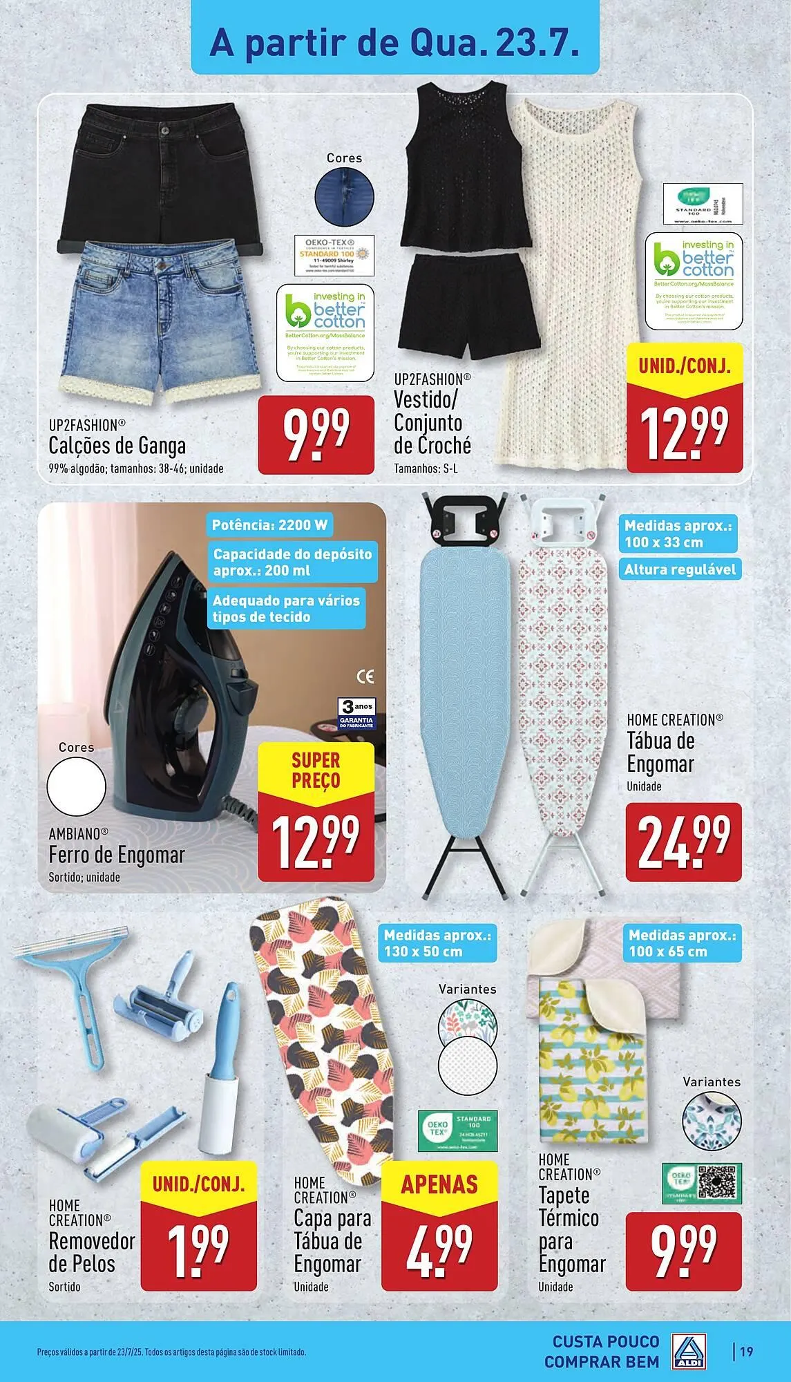 Folheto Folheto ALDI de 21 de julho até 27 de julho 2025 - Pagina 19