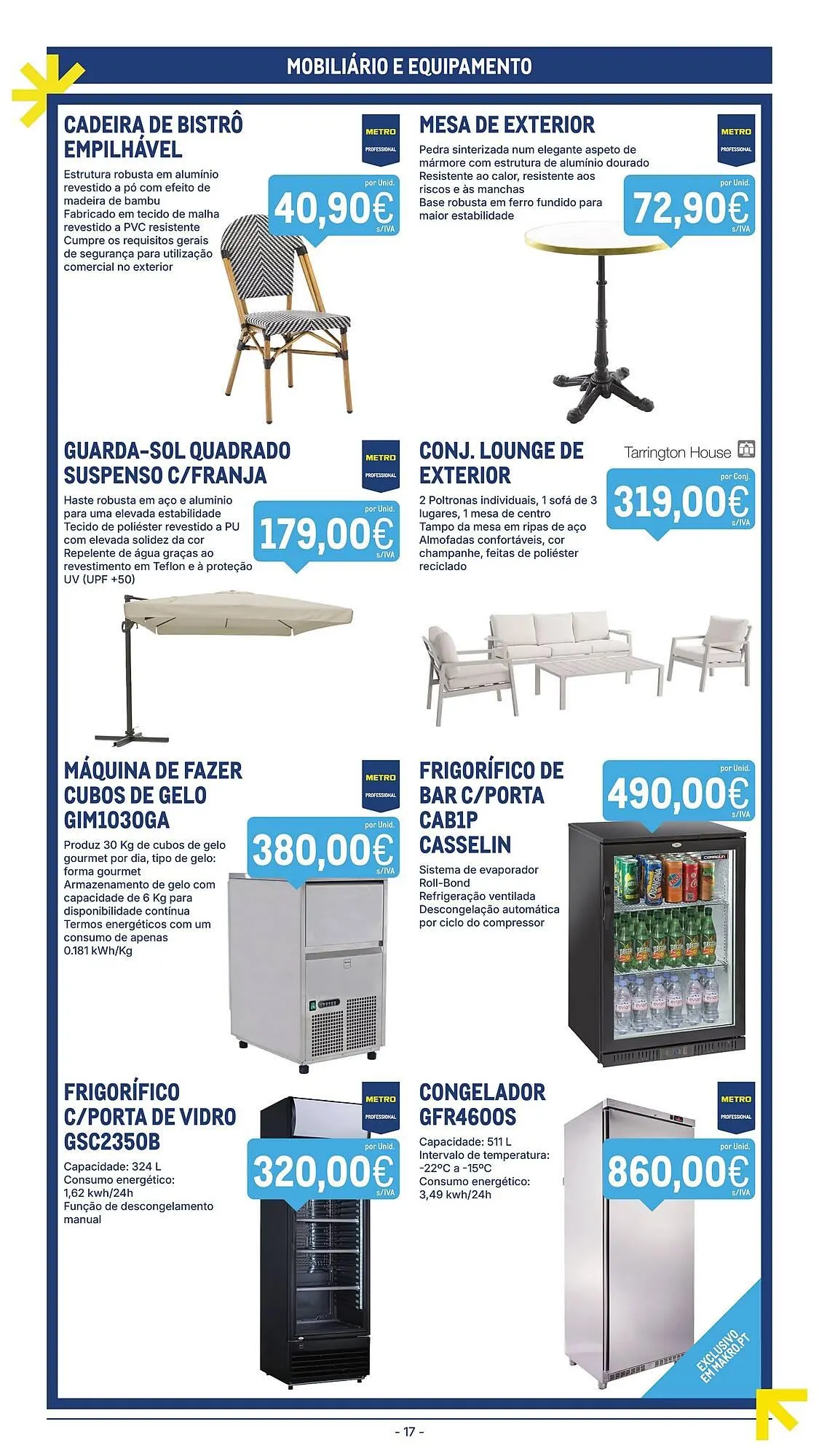 Folheto Catálogo Makro de 28 de abril até 4 de maio 2026 - Pagina 17