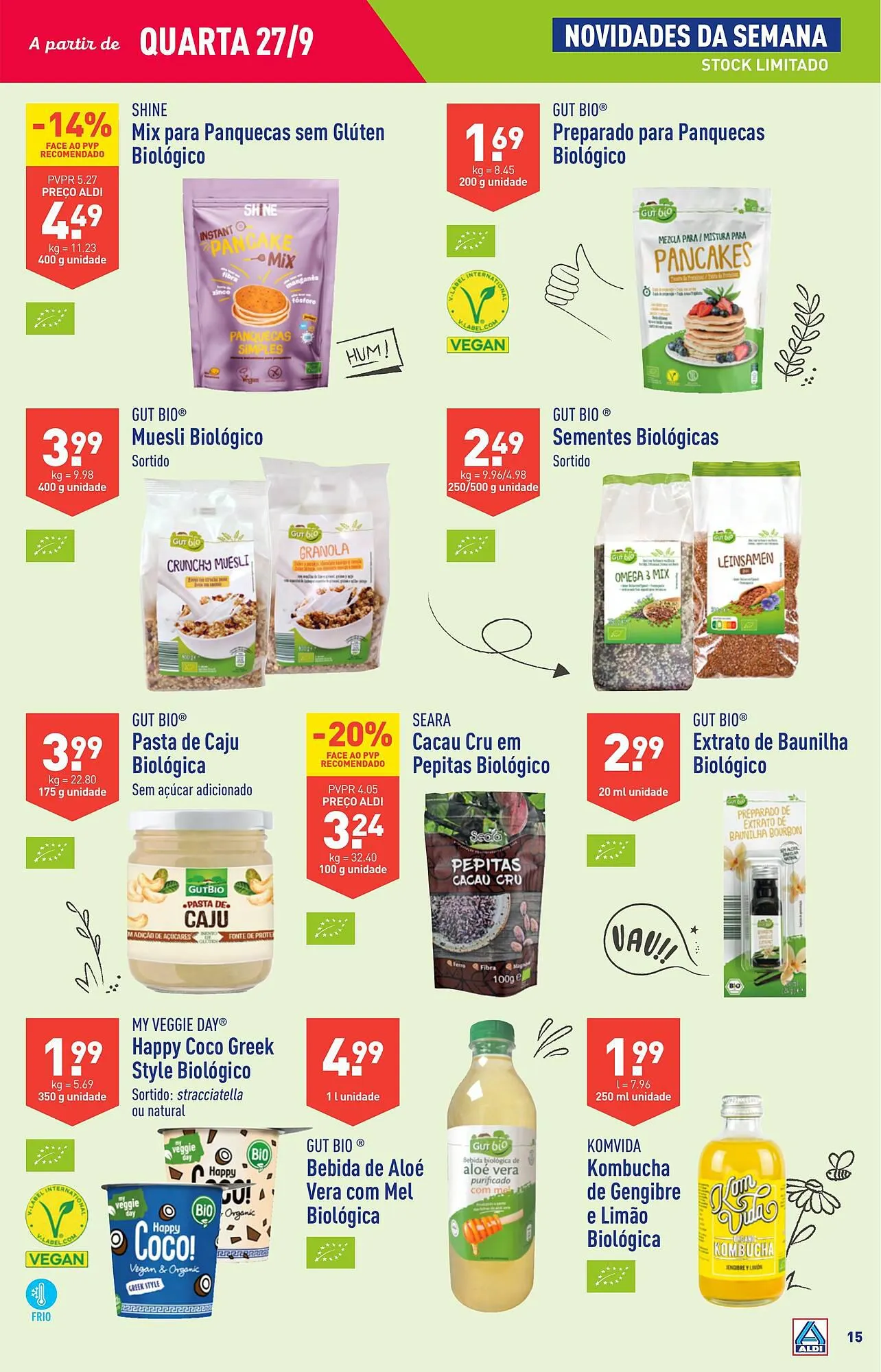 Folheto Folheto ALDI de 27 de setembro até 3 de outubro 2023 - Pagina 15