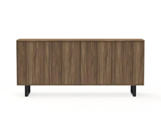 Aparador baixo 4 portas LAILA, nogueira