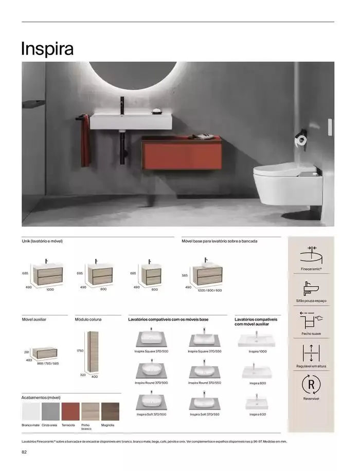 Folheto SOLUÇÕES DE BANHO  de 6 de janeiro até 31 de dezembro 2025 - Pagina 84