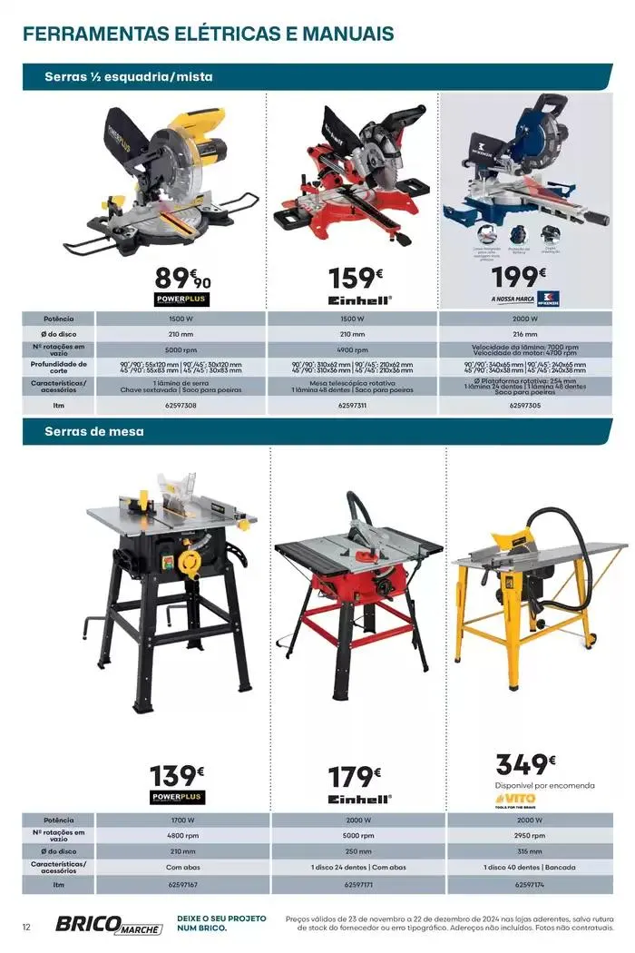 Folheto F#17 Ferramentas Elétricas e Manuais 24p Penafiel de 25 de novembro até 22 de dezembro 2024 - Pagina 12
