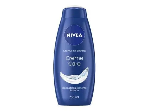 gel de banho creme care nivea 750 ml