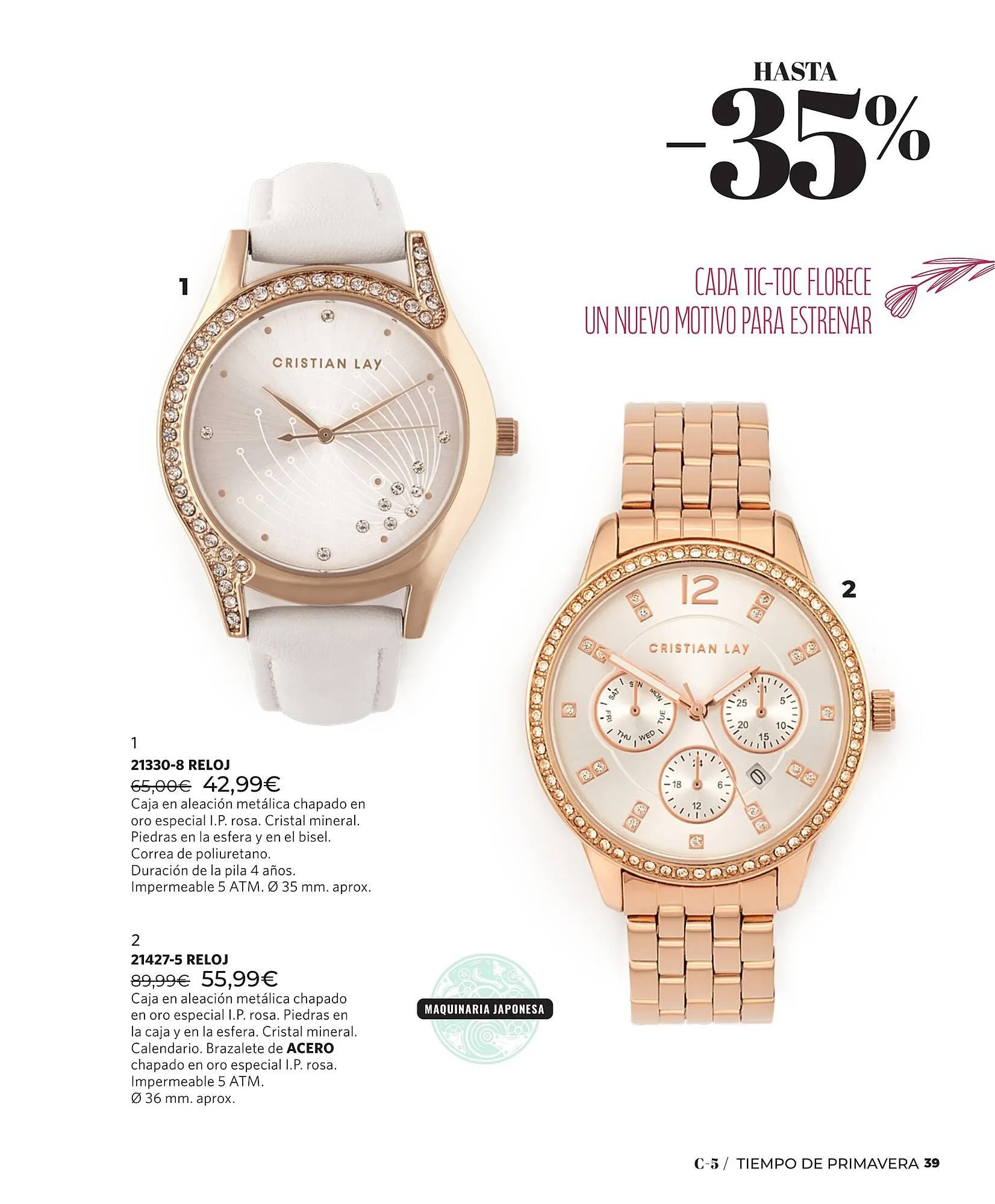 Folheto Catálogo Cristian Lay de 25 de março até 12 de abril 2026 - Pagina 39