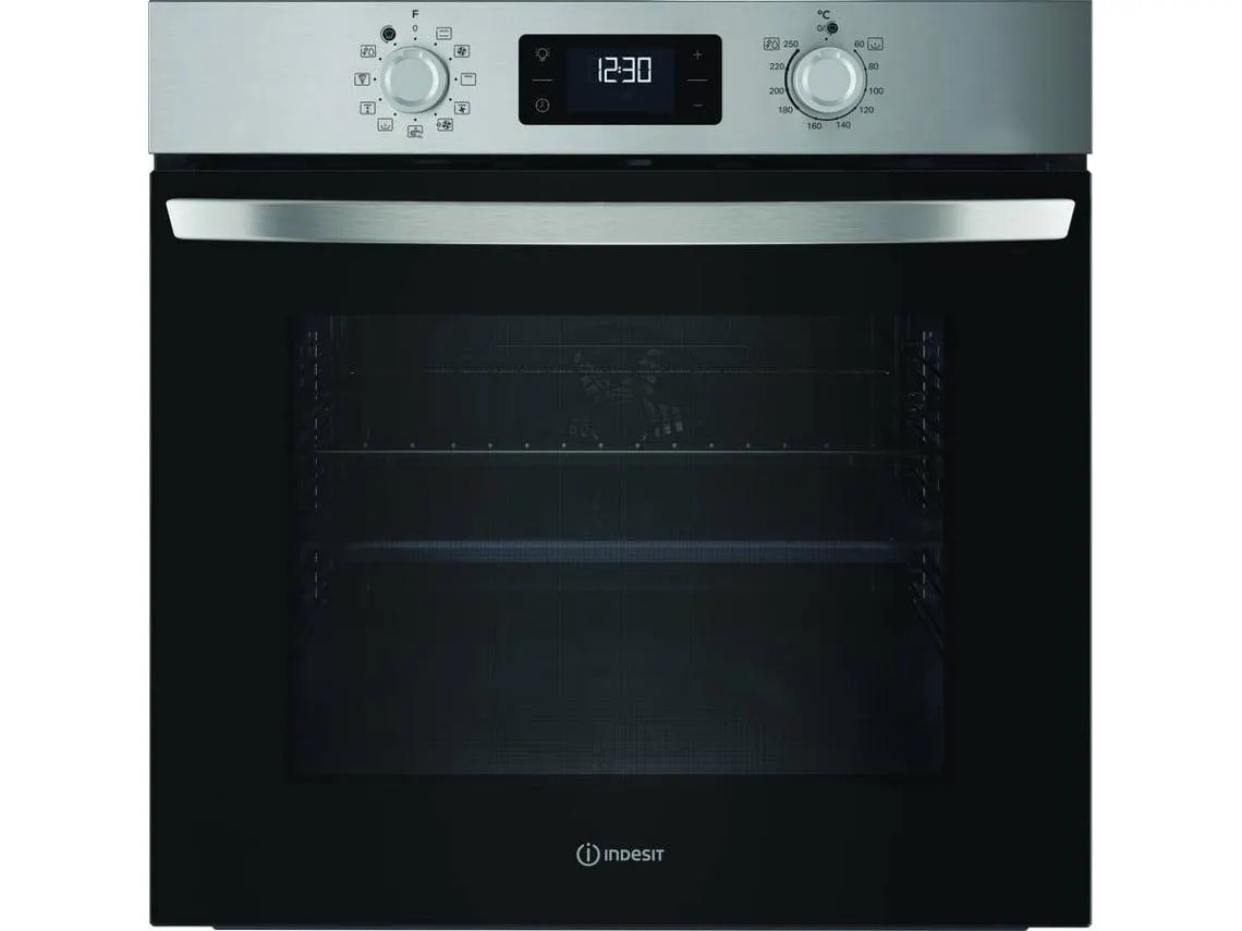 FORNO INDESIT Multifunções IO 258HS X (71 L - 59.5 cm - Hidrolítico - Inox)