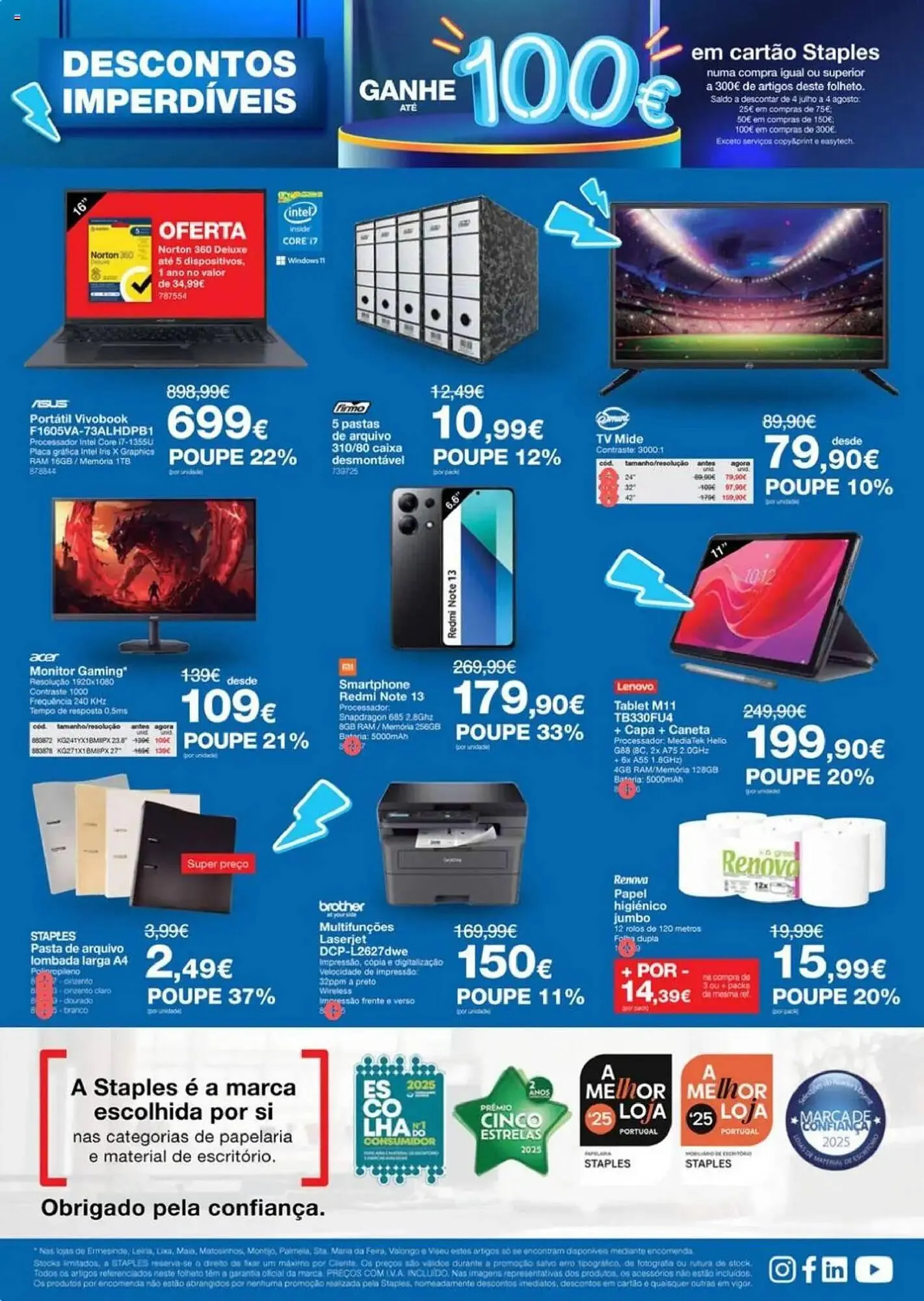 Folheto Folheto Staples de 5 de junho até 26 de junho 2025 - Pagina 4