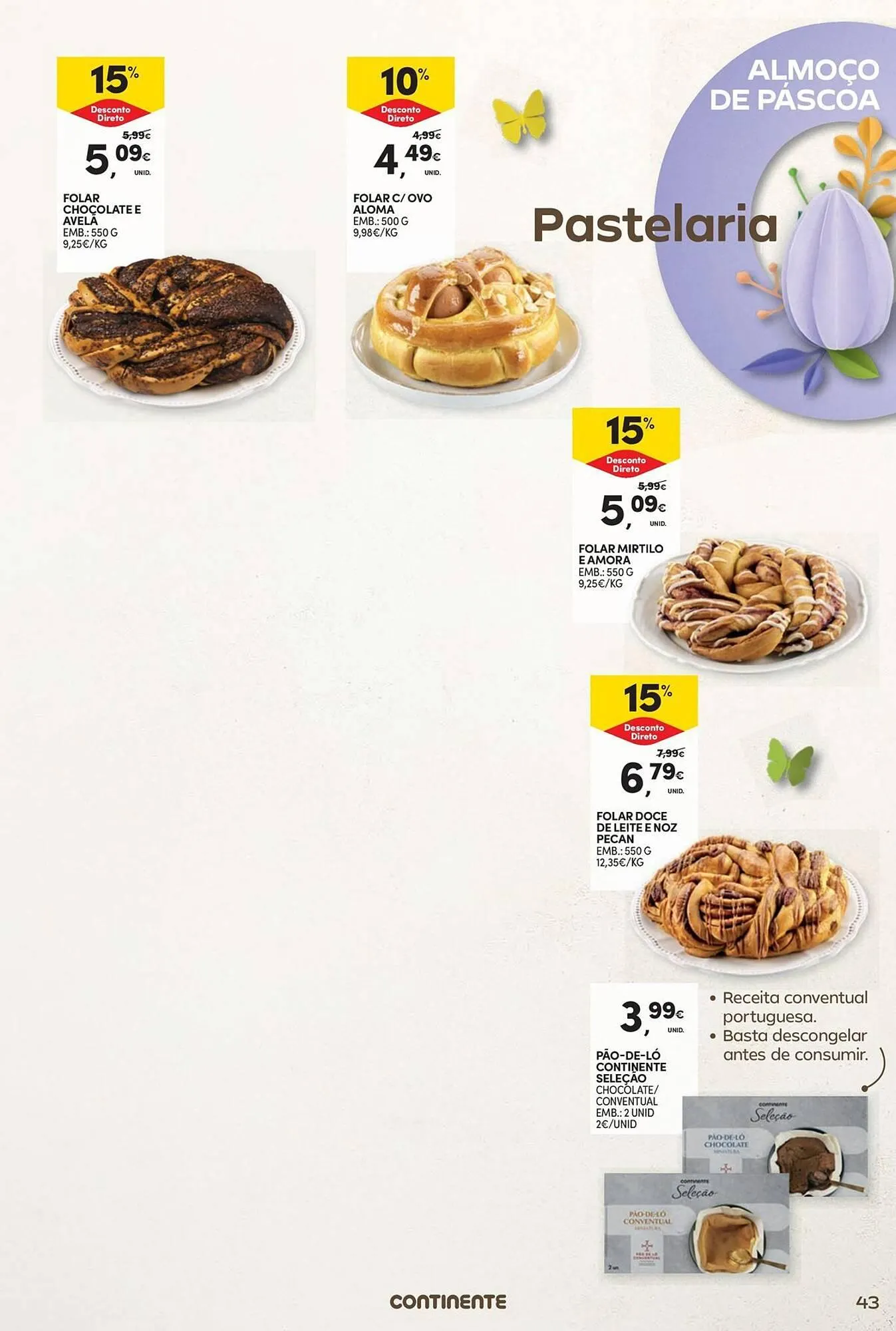 Folheto Folheto Continente de 1 de abril até 20 de abril 2025 - Pagina 43