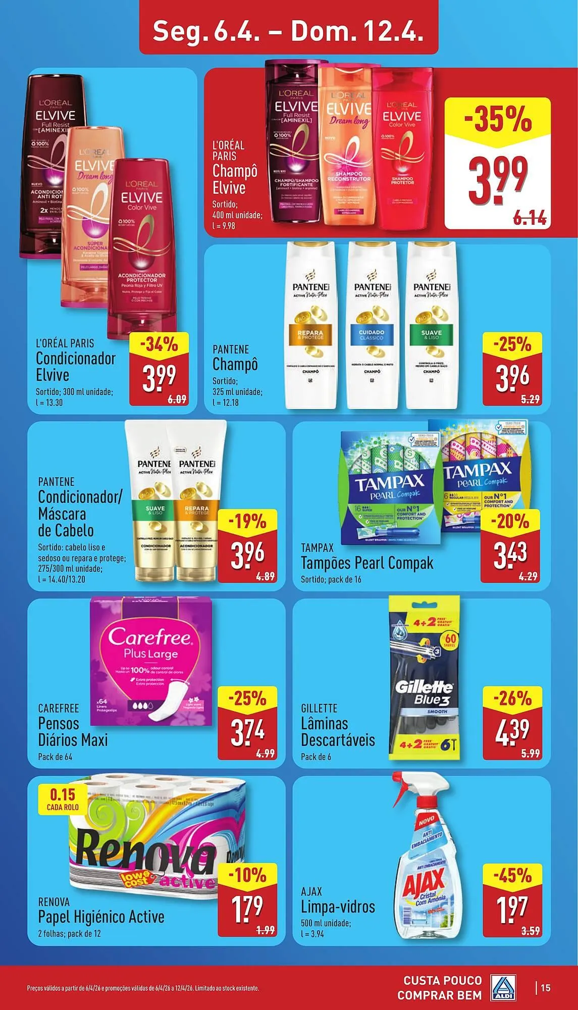 Folheto Folheto ALDI de 6 de abril até 12 de abril 2026 - Pagina 15