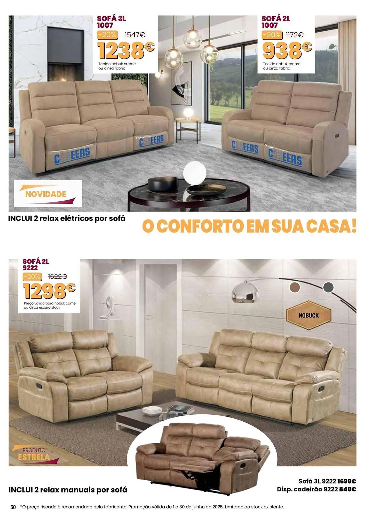 Folheto Folheto Hiper Centro do Móvel de 3 de junho até 30 de junho 2025 - Pagina 50