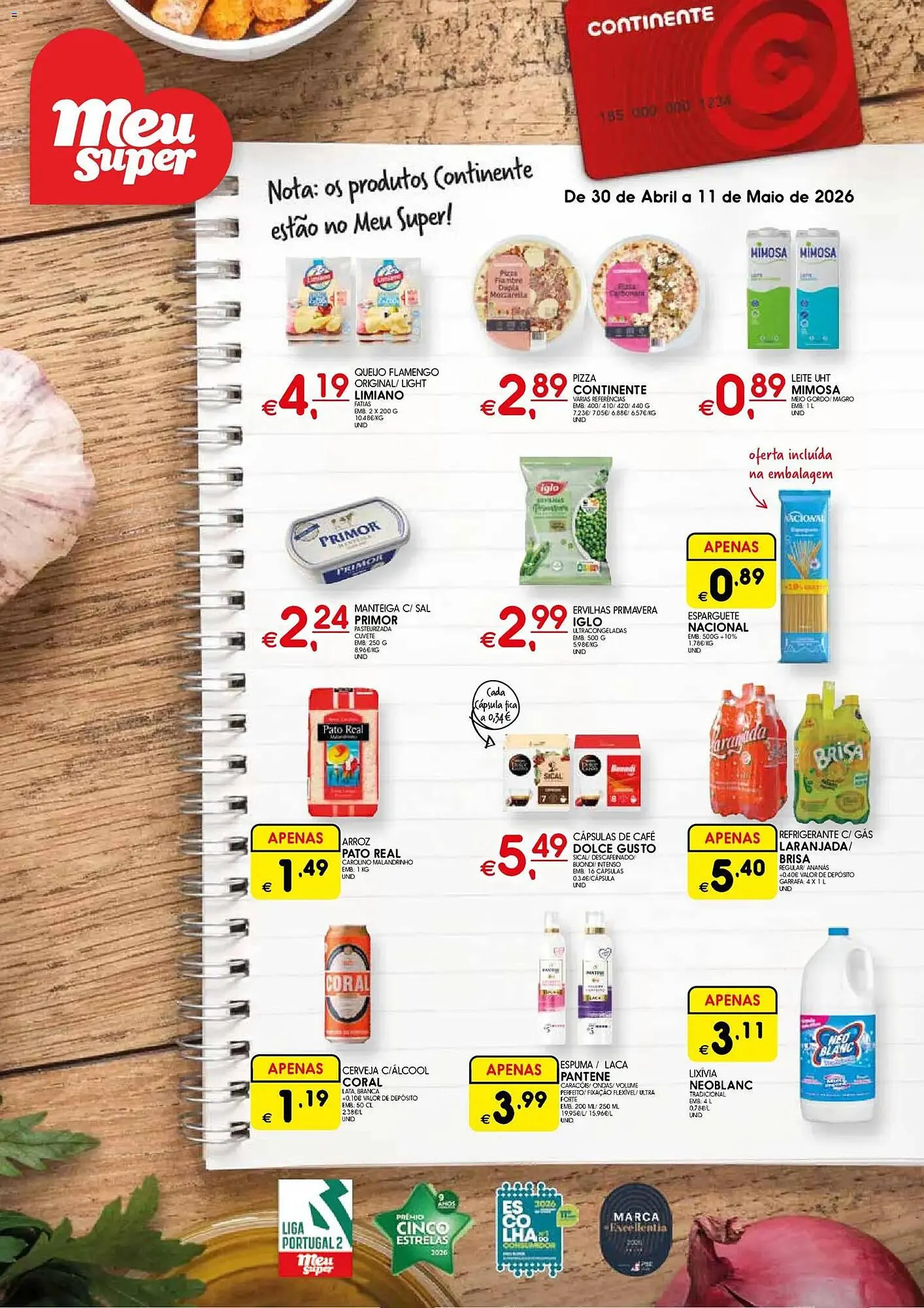 Folheto Folheto Meu Super de 30 de abril até 11 de maio 2026 - Pagina 1
