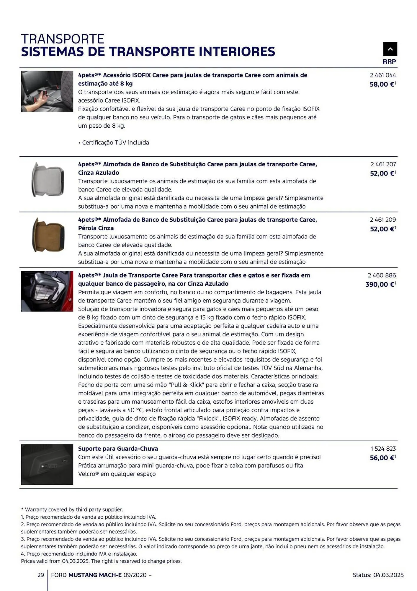 Folheto Folheto Ford de 18 de março até 31 de agosto 2025 - Pagina 29