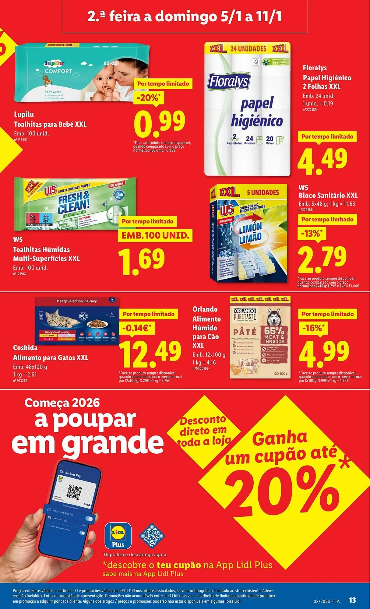 Folheto Folheto Lidl de 5 de janeiro até 11 de janeiro 2026 - Pagina 13