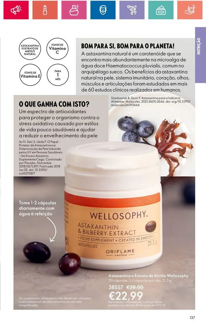 Folheto Folheto Oriflame de 30 de maio até 19 de junho 2024 - Pagina 137
