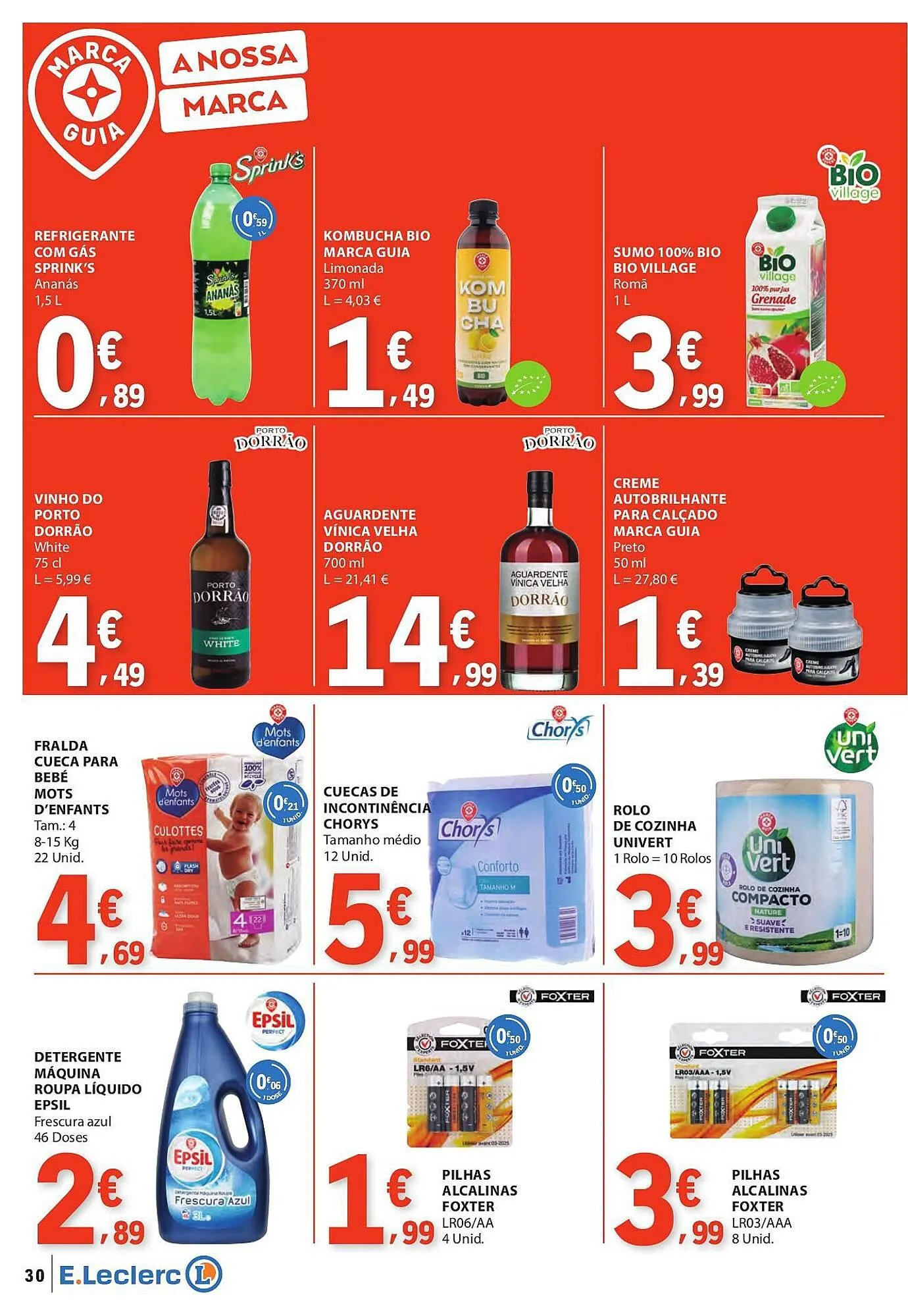 Folheto Folheto E.Leclerc de 8 de janeiro até 14 de janeiro 2026 - Pagina 30