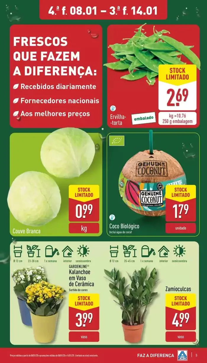 Folheto PREÇOS BAIXOS de 8 de janeiro até 14 de janeiro 2025 - Pagina 3