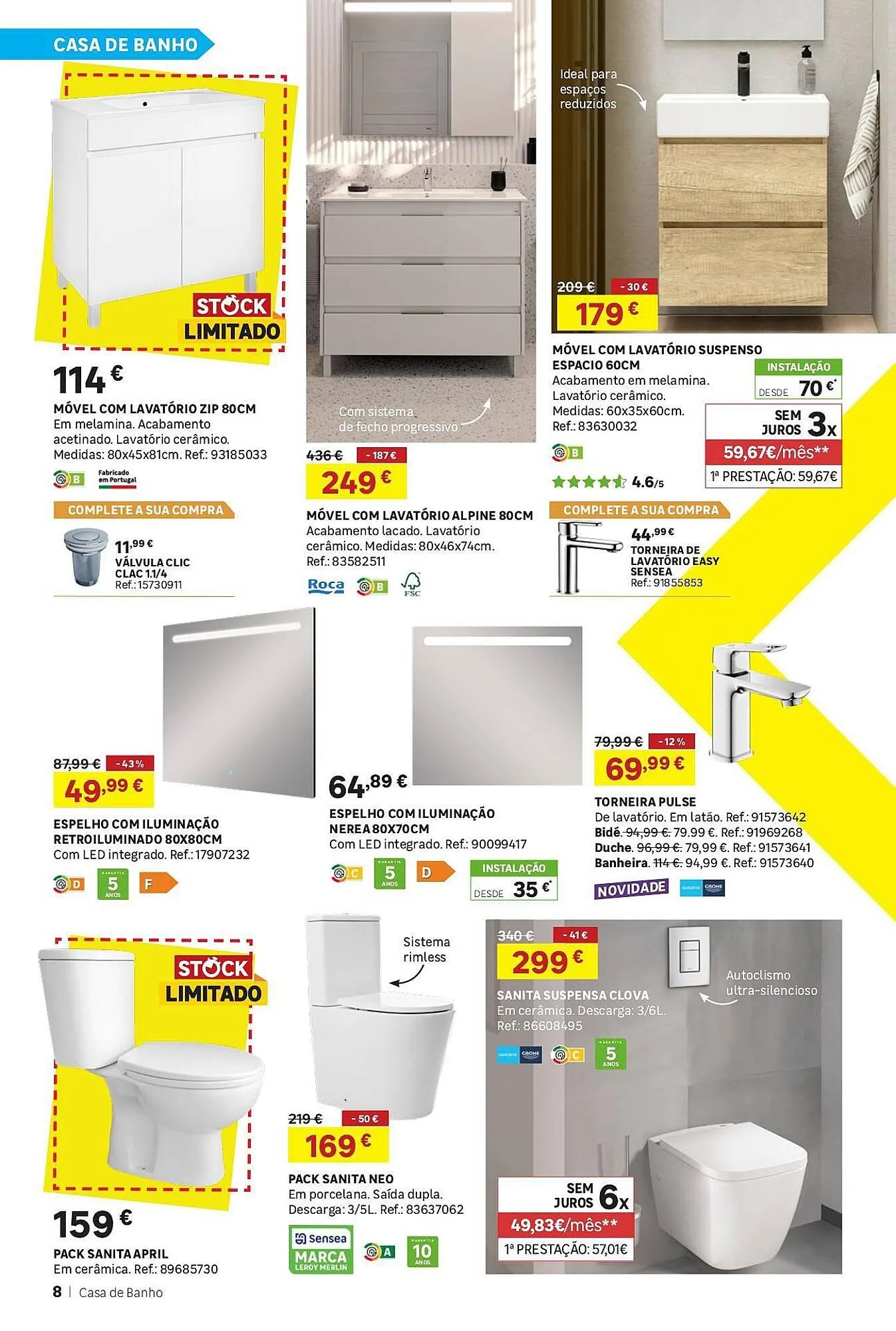 Folheto Folheto Leroy Merlin de 27 de março até 29 de abril 2025 - Pagina 8