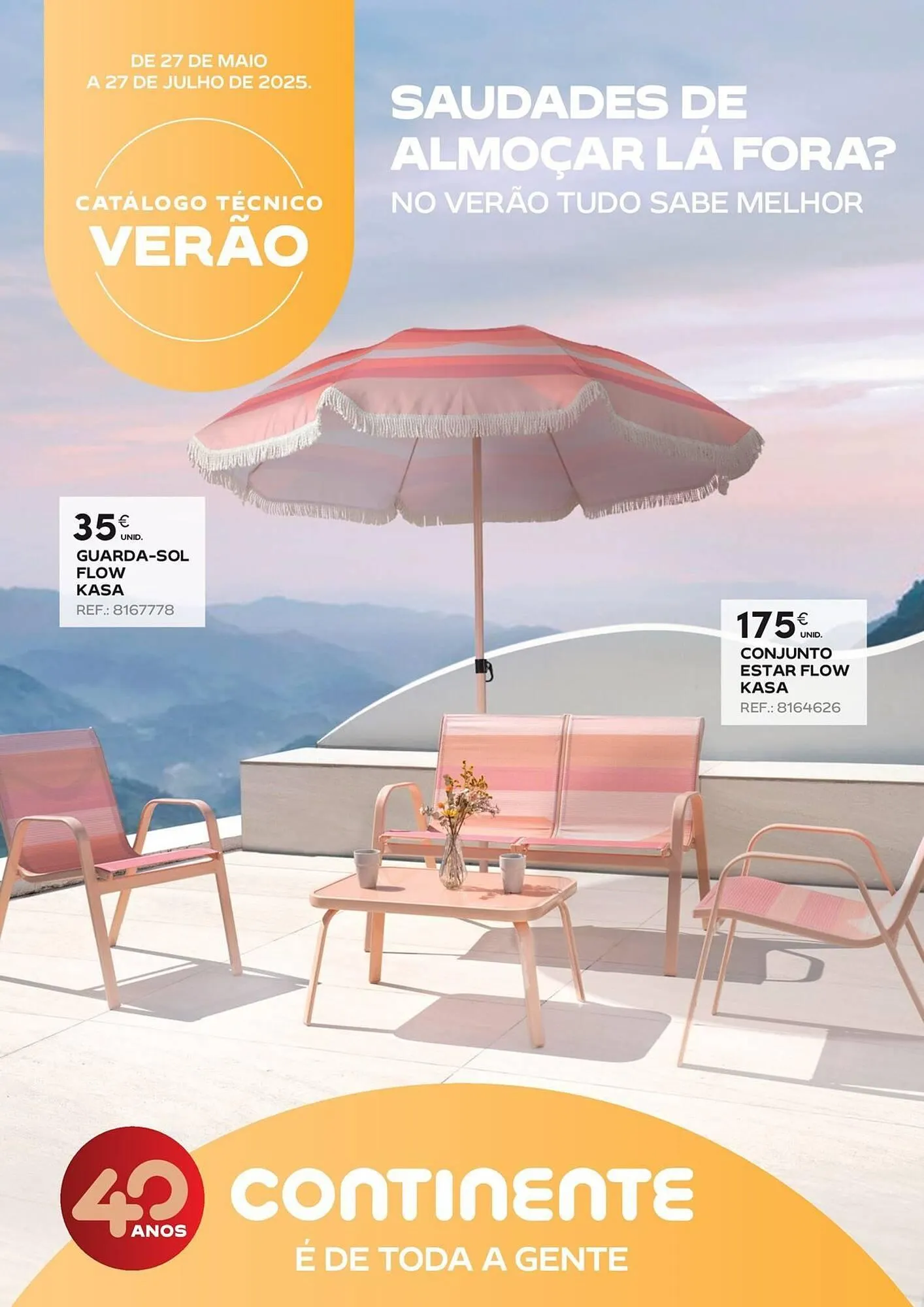 Folheto Folheto Continente de 27 de maio até 27 de julho 2025 - Pagina 1