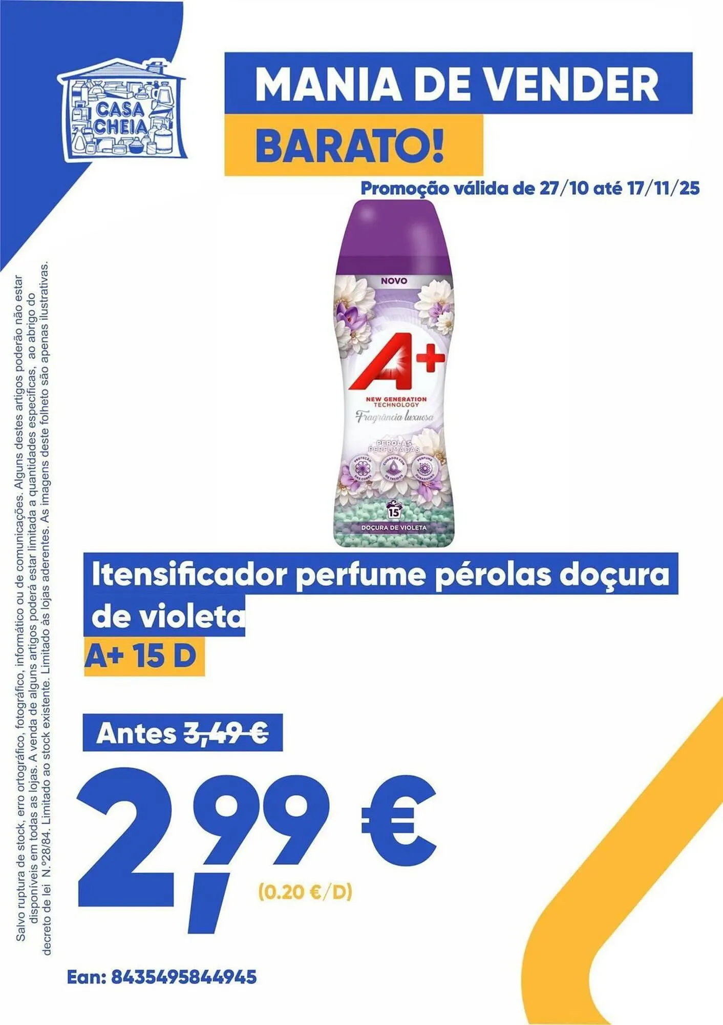 Folheto Folheto Casa Cheia de 28 de outubro até 17 de novembro 2025 - Pagina 1
