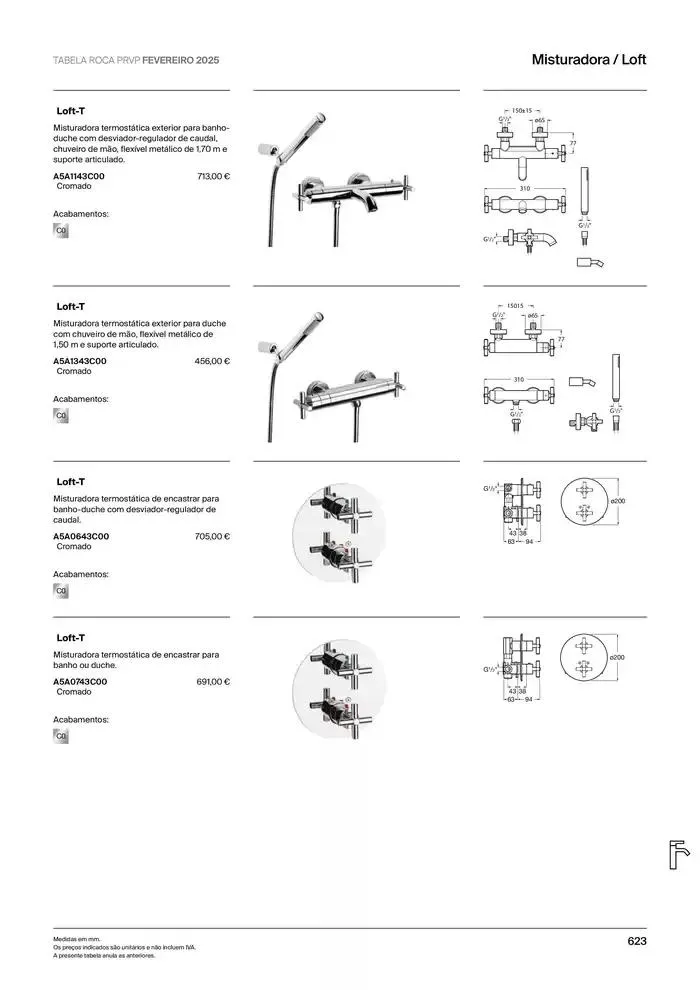Folheto Soluções de Banho  de 6 de janeiro até 31 de dezembro 2025 - Pagina 625