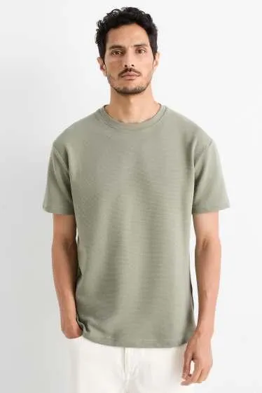 T-shirt - relaxed fit - textured