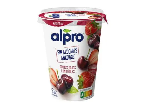 yofu alpro frutos vermelhos sem açucar 400g