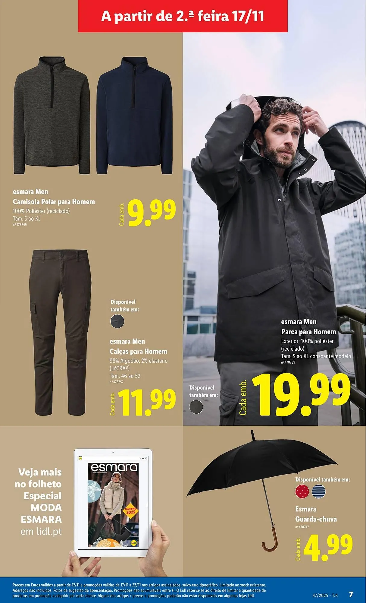 Folheto Folheto Lidl de 17 de novembro até 23 de novembro 2025 - Pagina 7