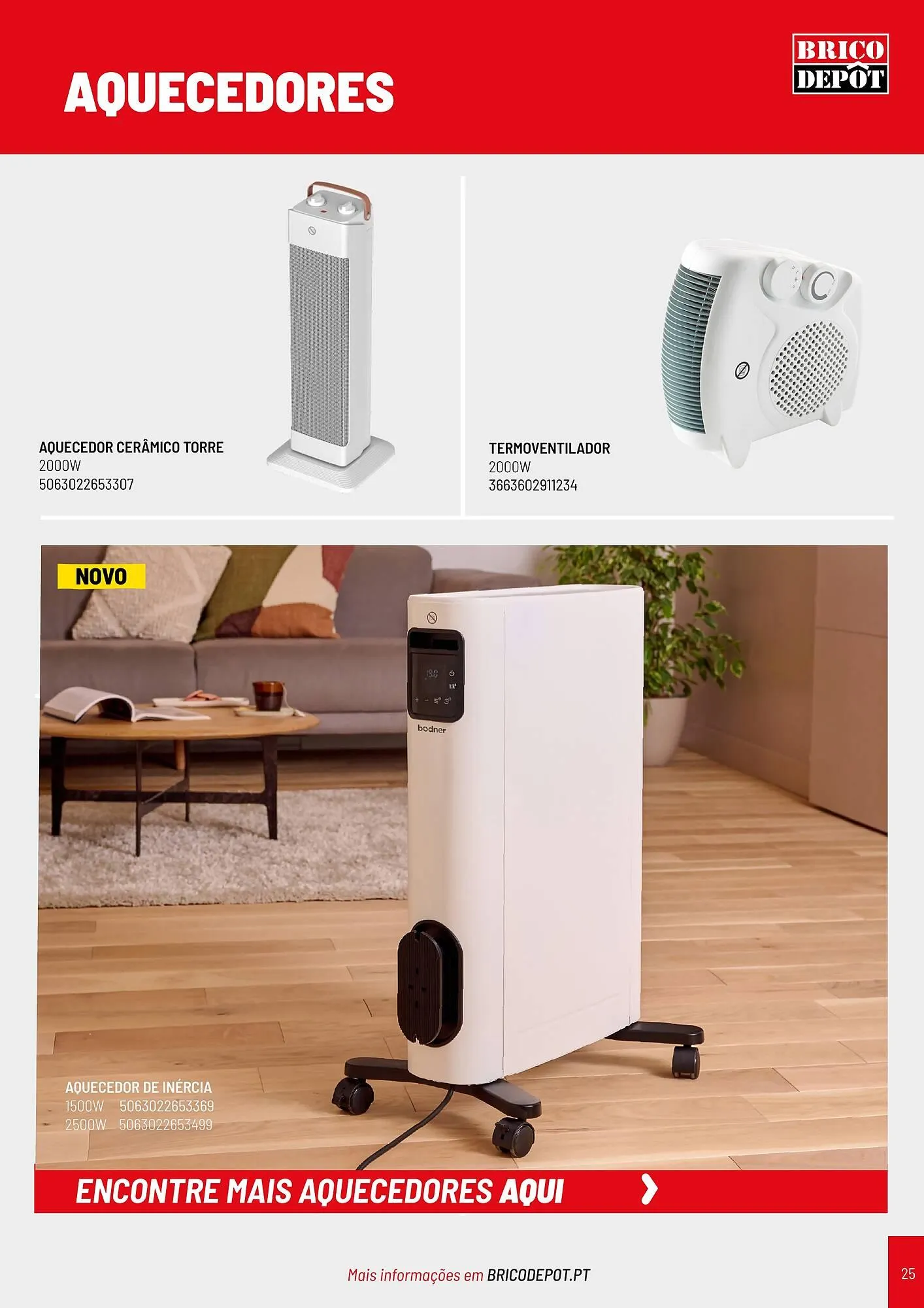 Folheto Folheto Brico Depôt de 2 de janeiro até 26 de dezembro 2026 - Pagina 25