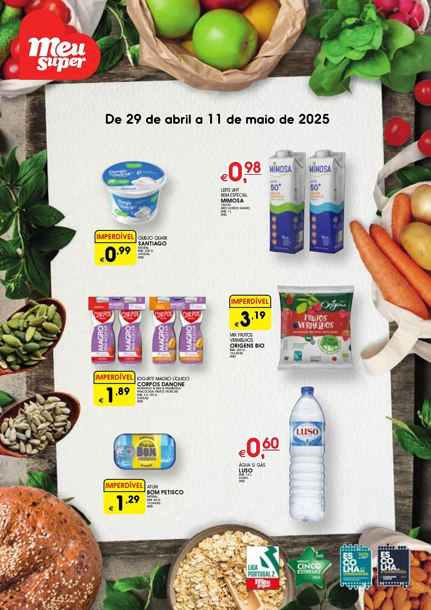 Folheto Folheto Meu Super de 29 de abril até 11 de maio 2025 - Pagina 1