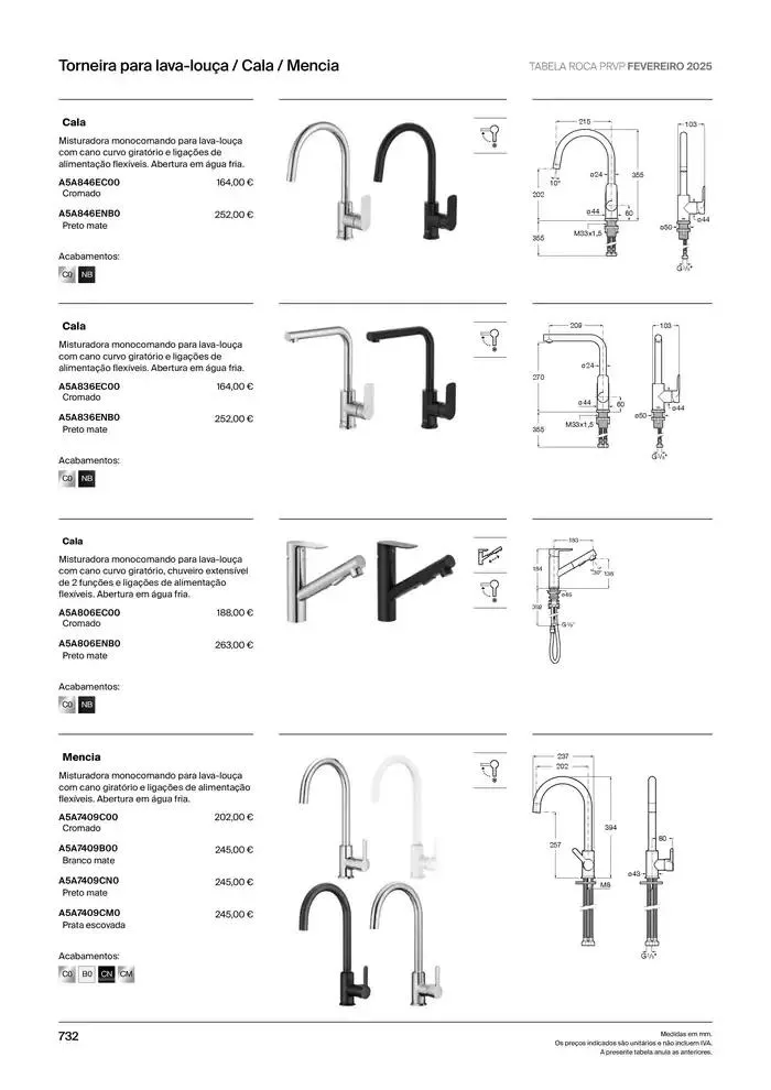 Folheto Soluções de Banho  de 6 de janeiro até 31 de dezembro 2025 - Pagina 734