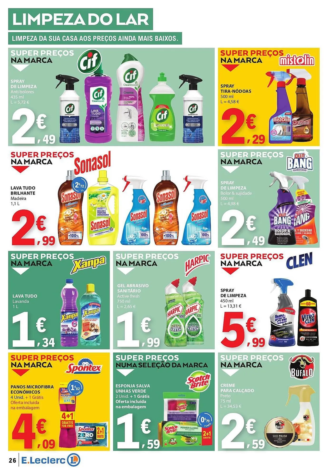 Folheto Folheto E.Leclerc de 22 de janeiro até 28 de janeiro 2026 - Pagina 26
