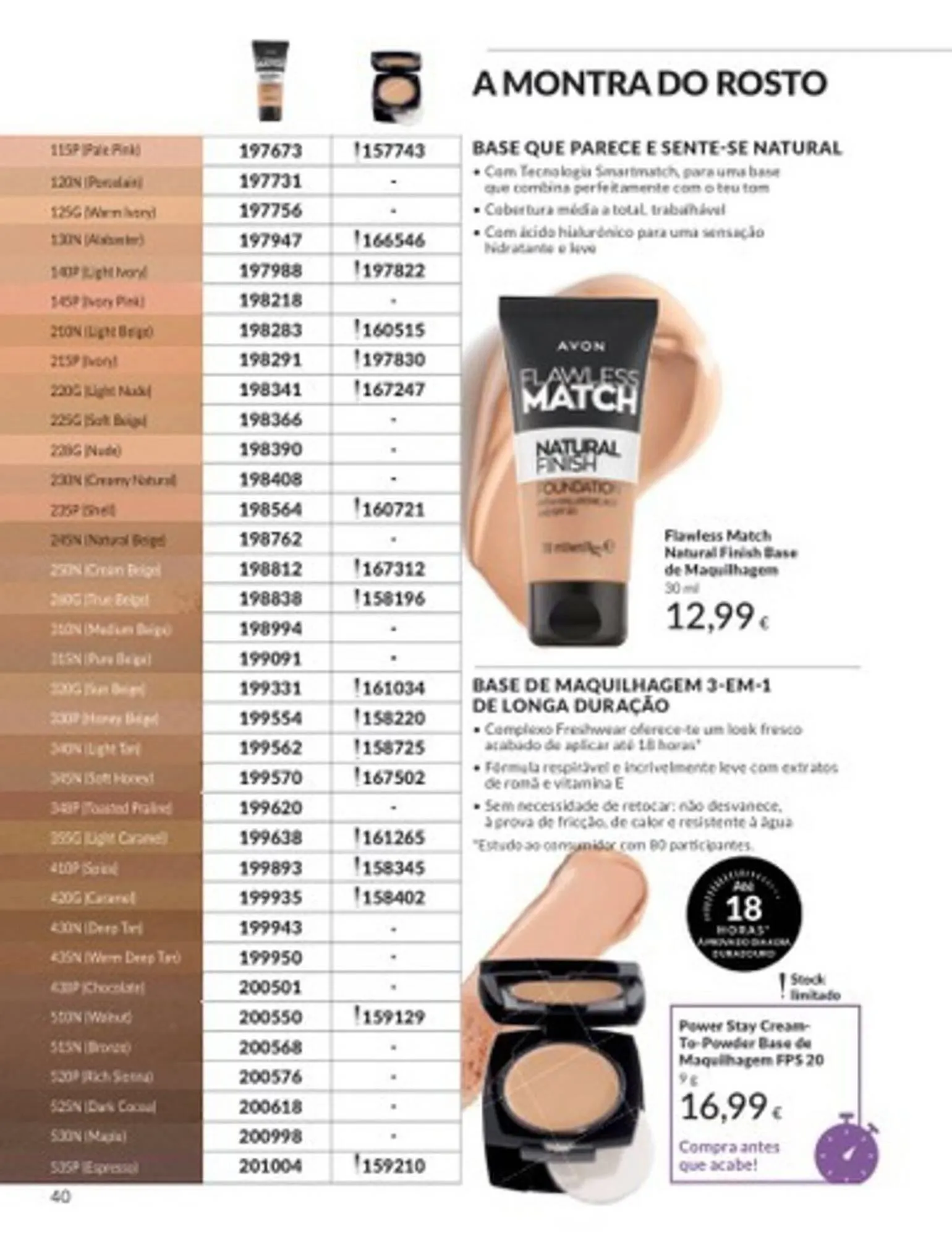 Folheto Folheto Avon de 3 de março até 31 de março 2025 - Pagina 40