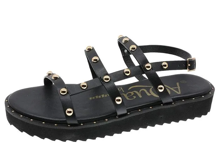 Casual sandal with wedge for woman