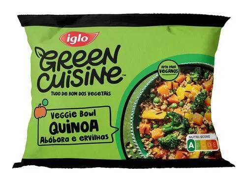 veggie bowl iglo green cuisine quinoa e abóbora 350g