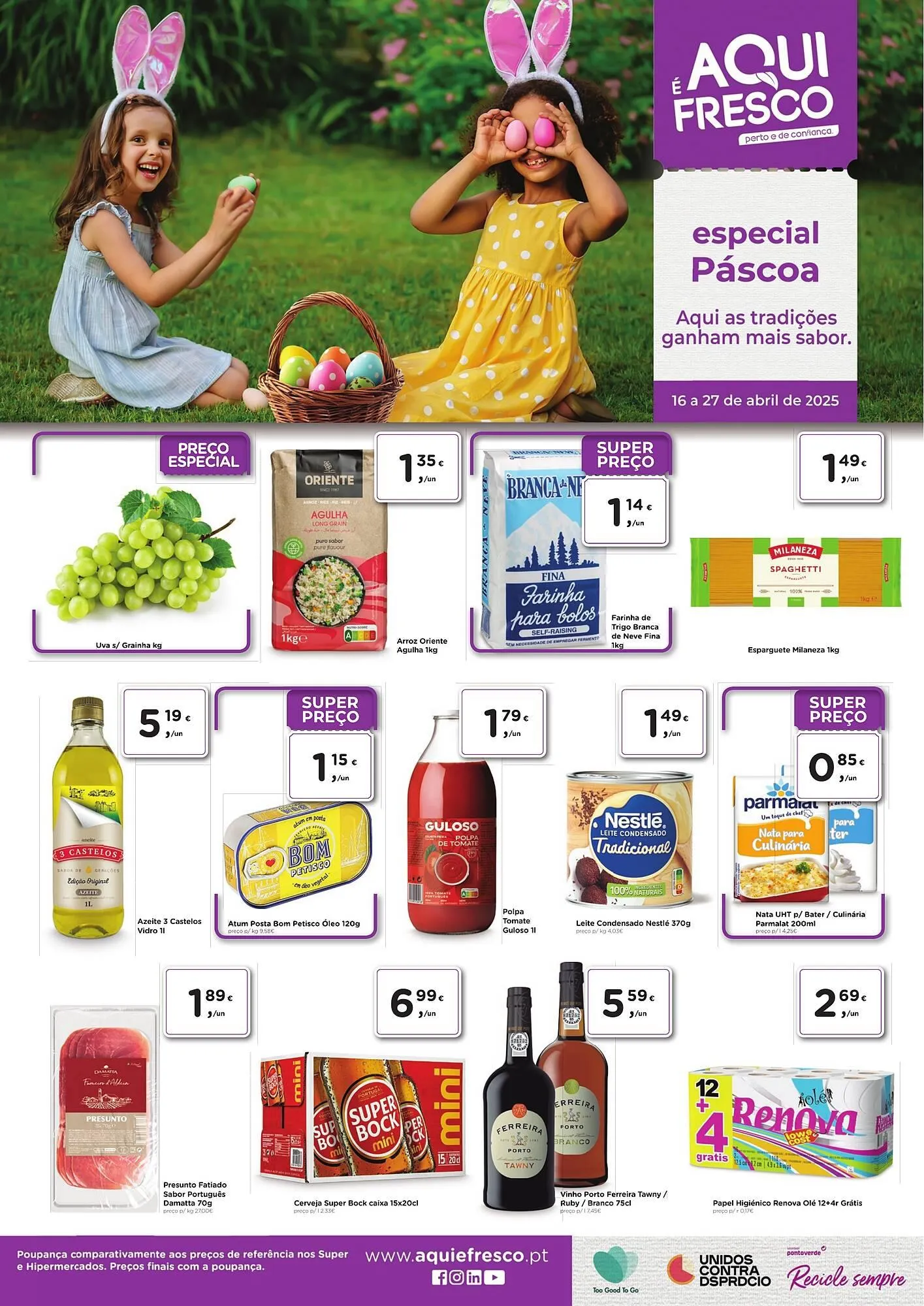 Folheto Aqui é fresco - 1