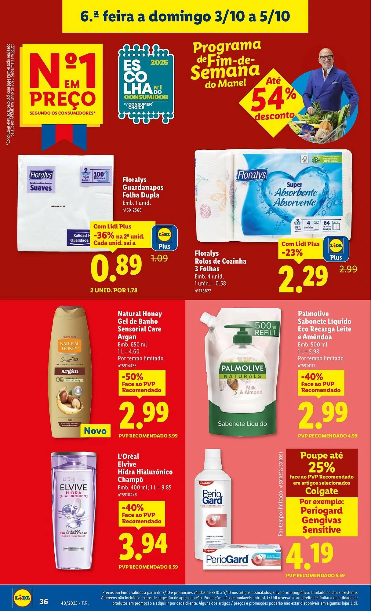 Folheto Folheto Lidl de 29 de setembro até 5 de outubro 2025 - Pagina 36