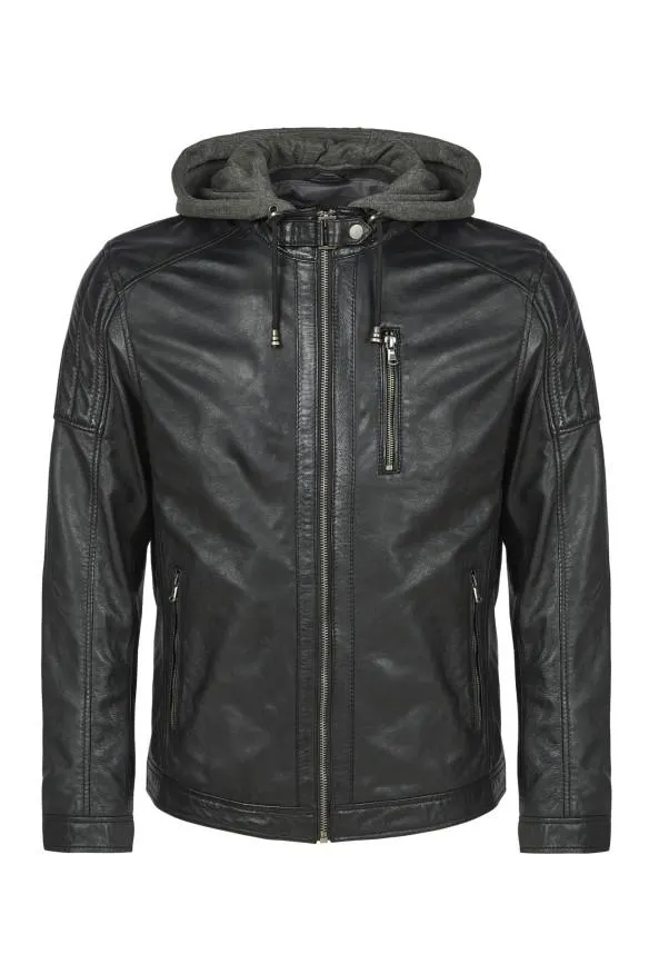 Blusão em pele Lucca