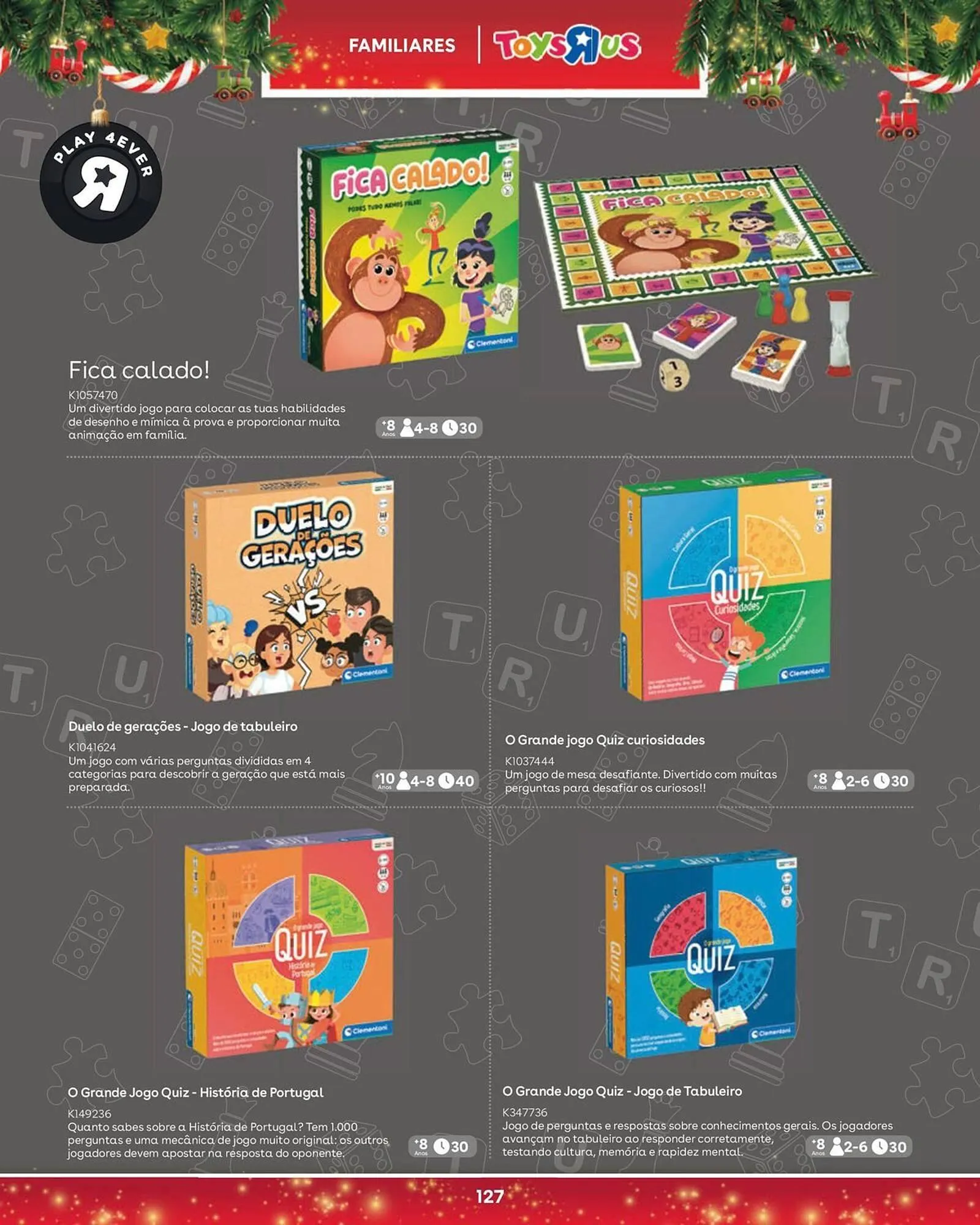 Folheto Catálogo Toys R Us de 5 de novembro até 5 de janeiro 2026 - Pagina 127