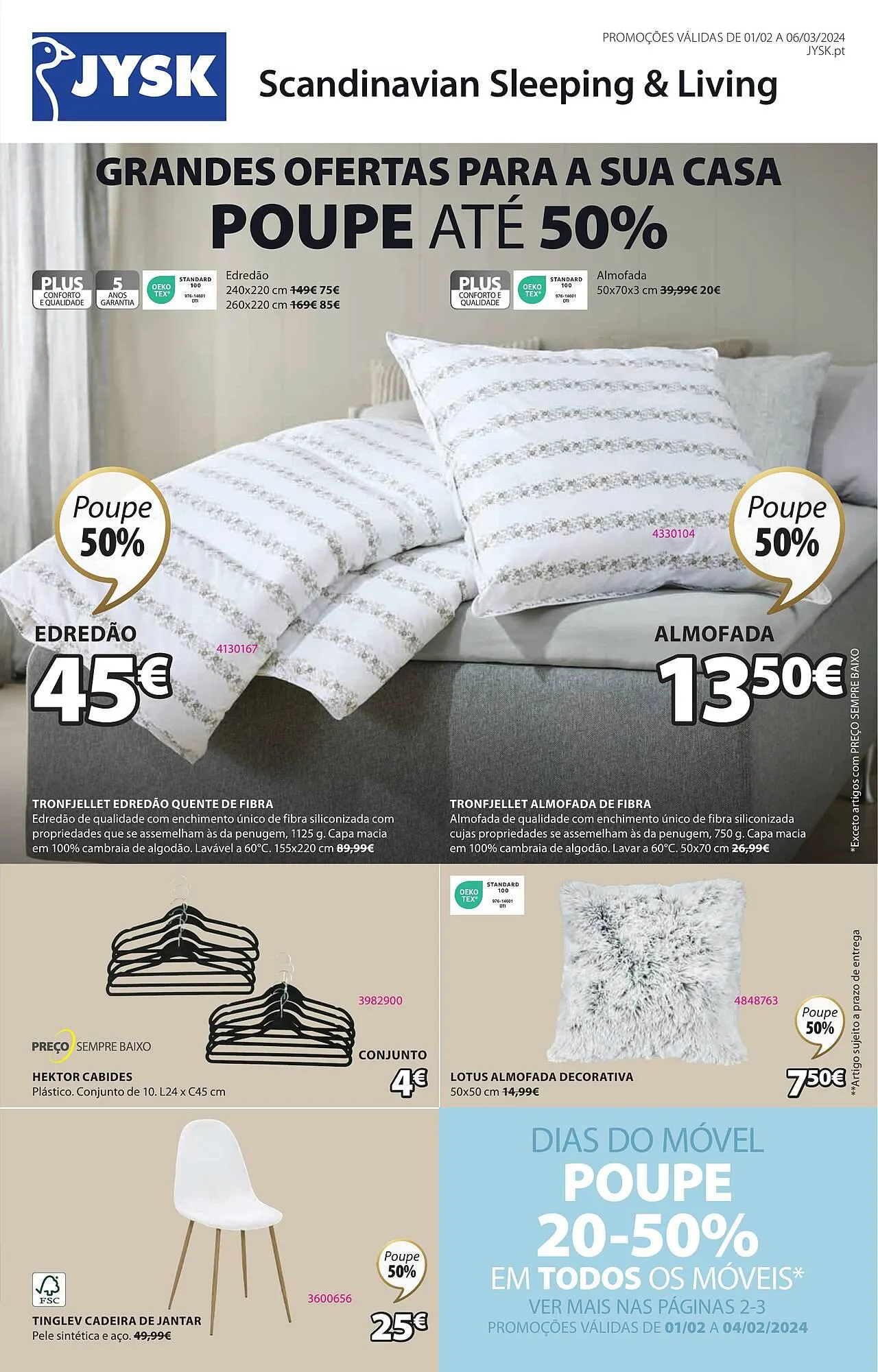 Folheto Folheto JYSK de 1 de fevereiro até 6 de março 2024 - Pagina 