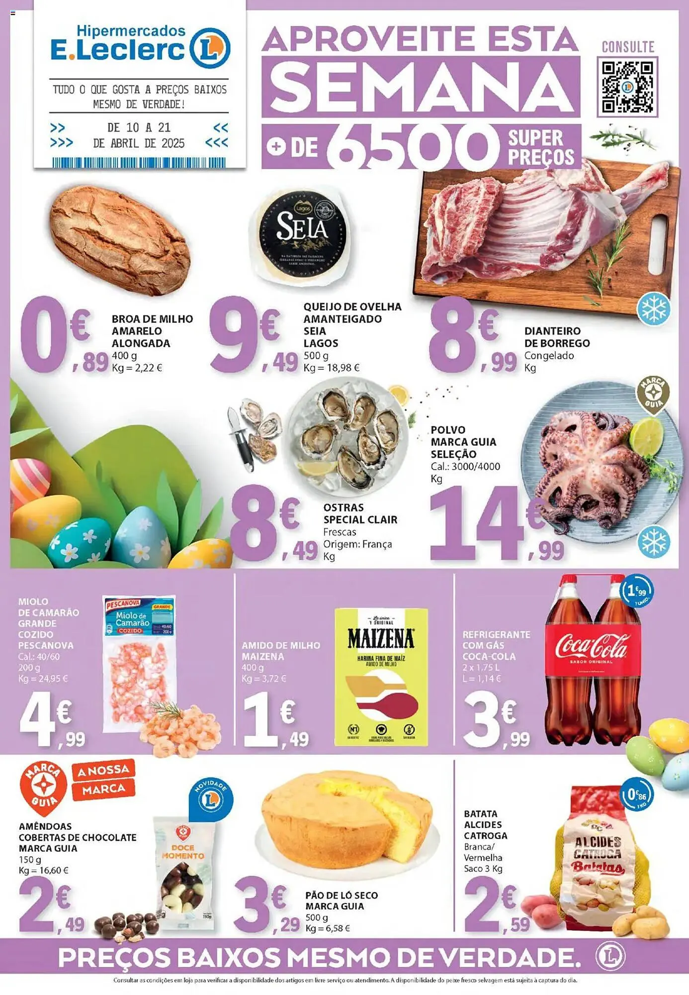 Folheto Folheto E.Leclerc de 10 de abril até 21 de abril 2025 - Pagina 1