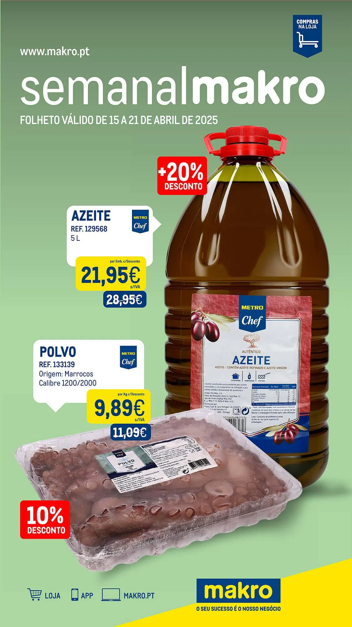 Folheto Folheto Makro de 15 de abril até 21 de abril 2025 - Pagina 1