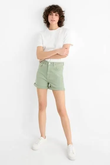 Mom shorts - high waist