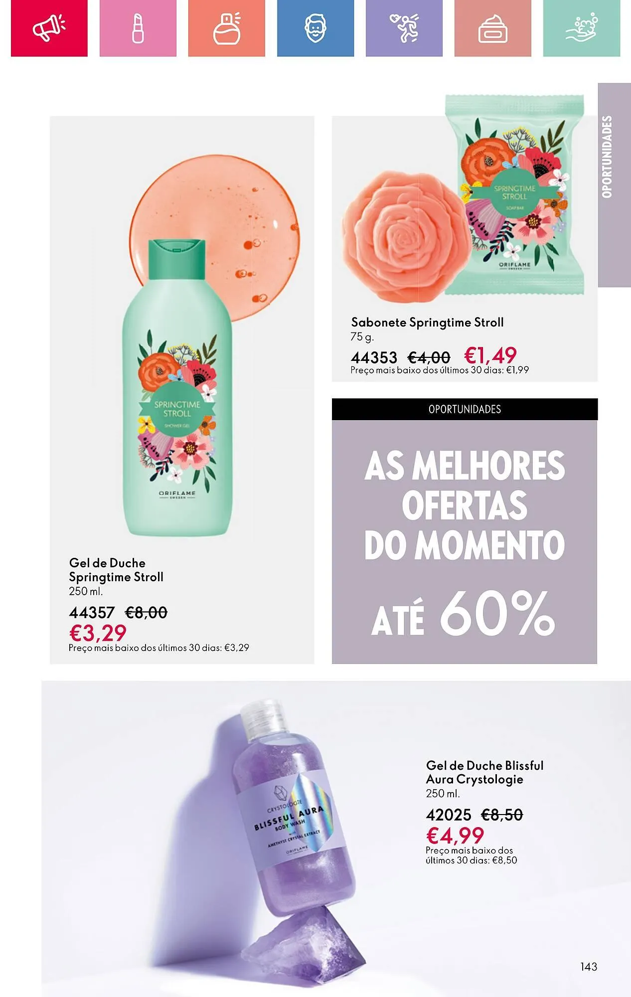 Folheto Folheto Oriflame de 13 de abril até 3 de maio 2025 - Pagina 143