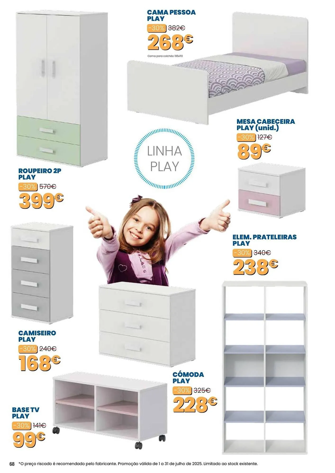 Folheto Folheto Hiper Centro do Móvel de 1 de julho até 31 de julho 2025 - Pagina 68