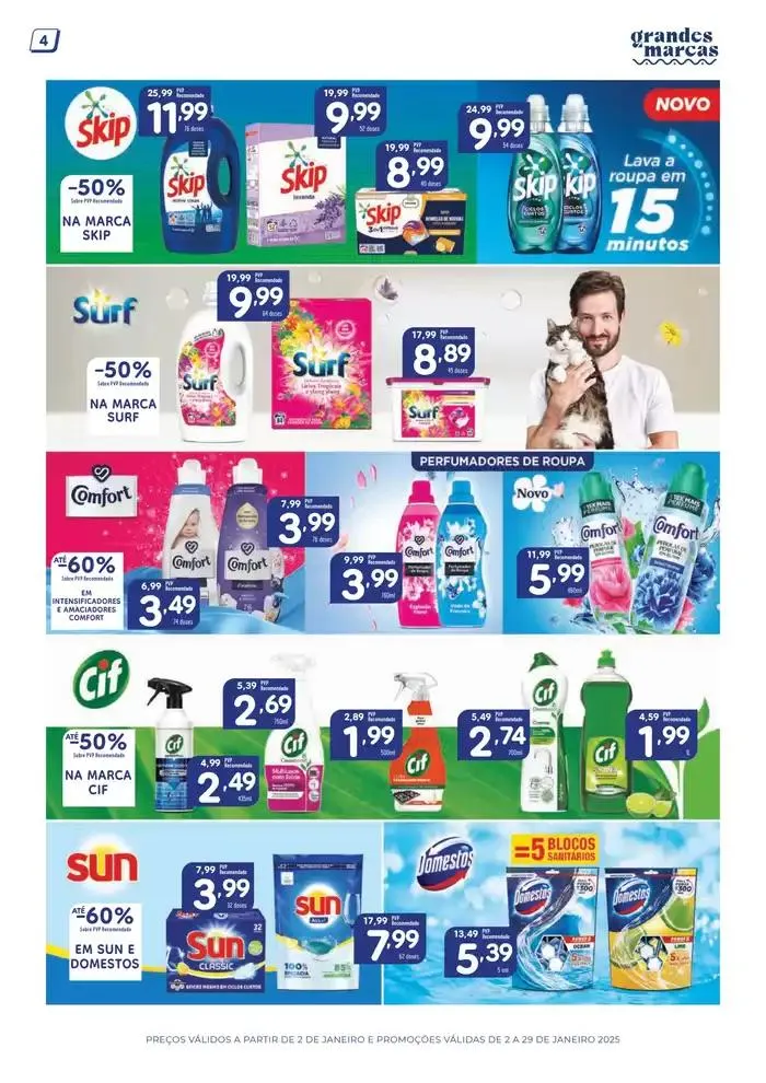 Folheto Folhetos Grandes Marcas Janeiro de 3 de janeiro até 29 de janeiro 2025 - Pagina 4