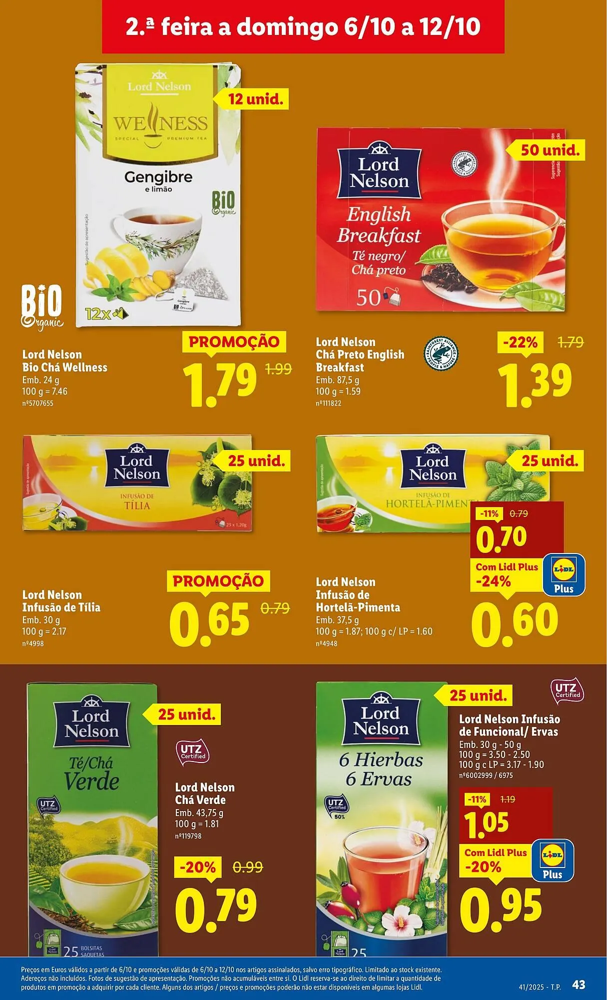Folheto Folheto Lidl de 6 de outubro até 12 de outubro 2025 - Pagina 43