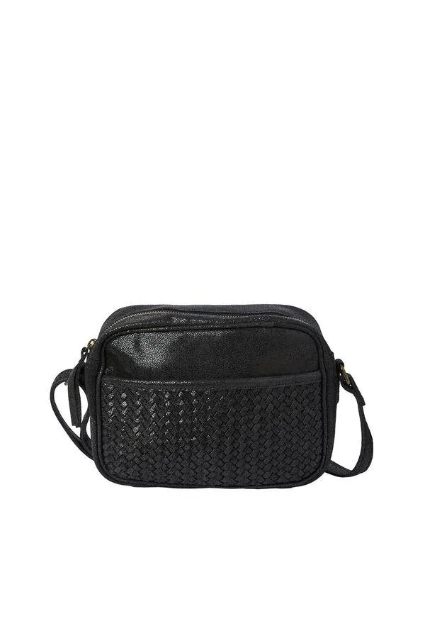 Bolso bandolera de ante