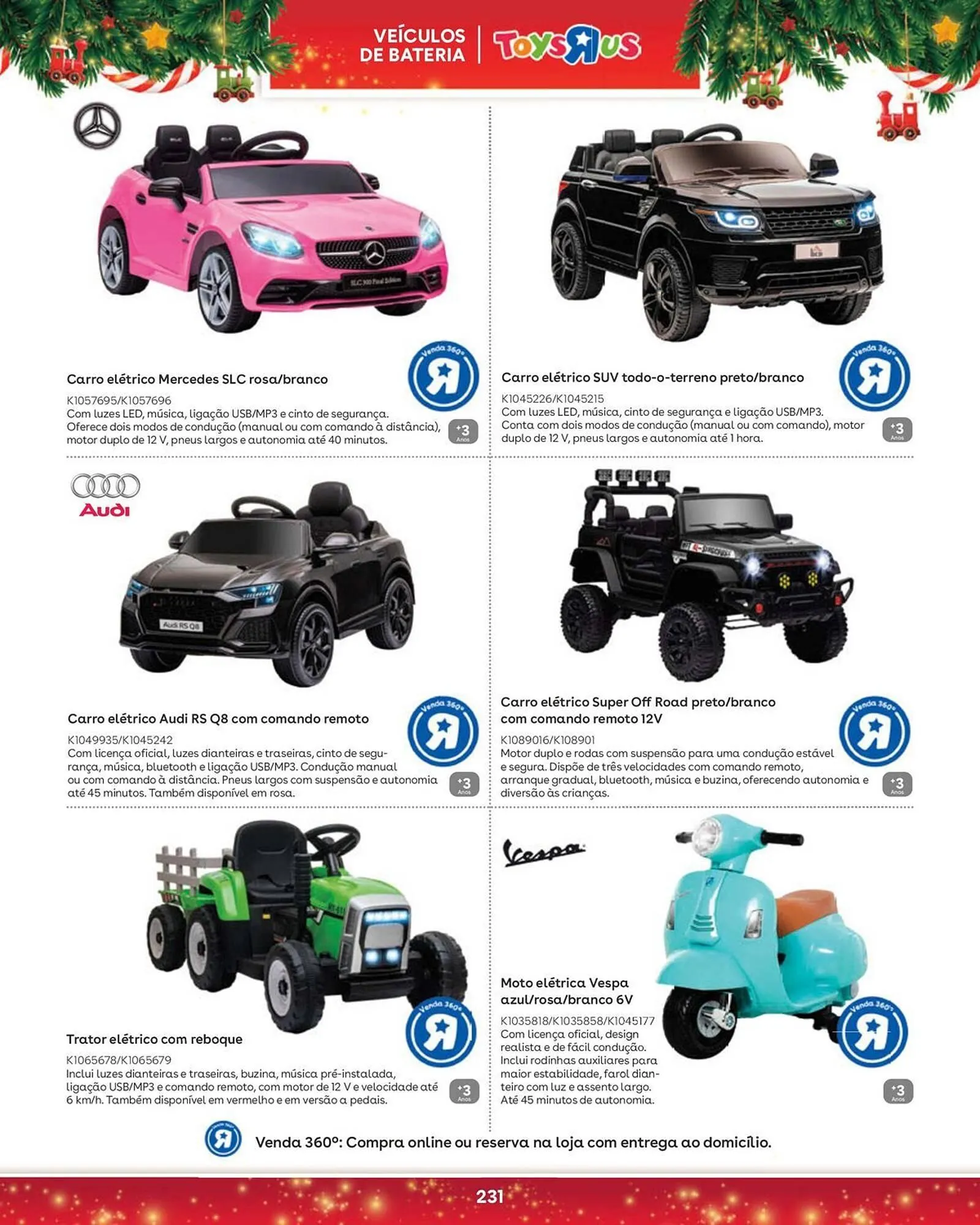 Folheto Catálogo Toys R Us de 5 de novembro até 5 de janeiro 2026 - Pagina 231